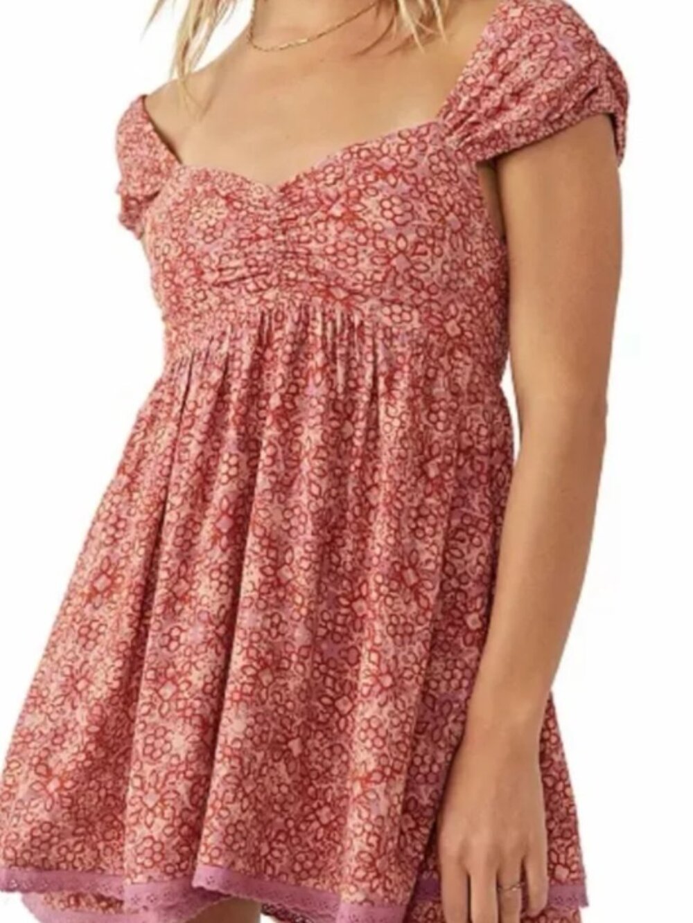 Free People Mini Floral Multi Color dress